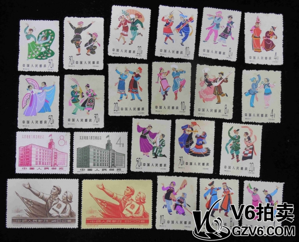 Lot176-116 特49、特53、特55 紀(jì)30、紀(jì)56 各1套 部分有黃
