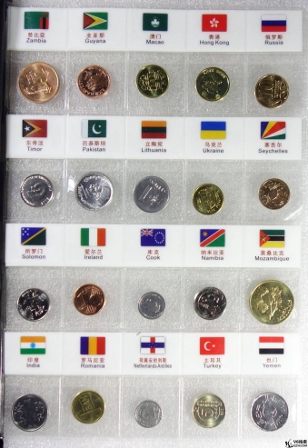Lot82-104: 100國家硬幣集錦冊（含100枚硬幣）